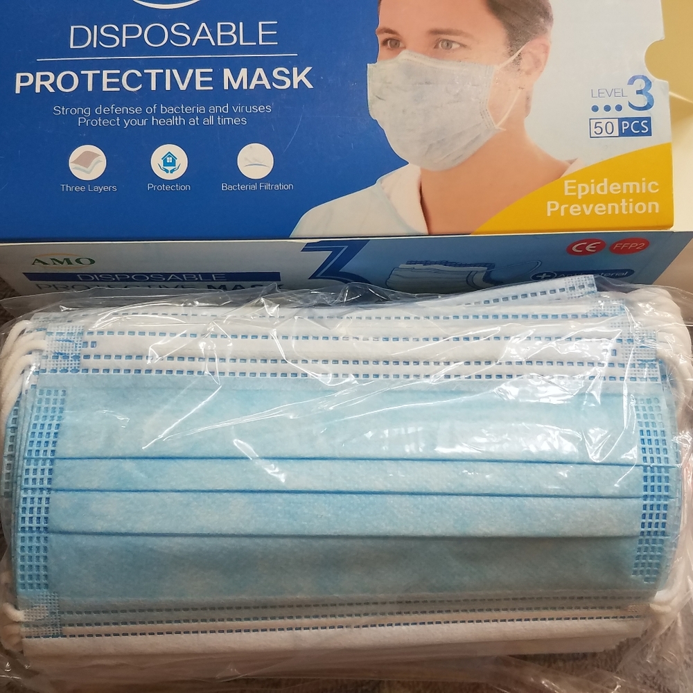 AMO 3 PLY 50 Pc Disposable Mask level 3 - Picture 2 of 8